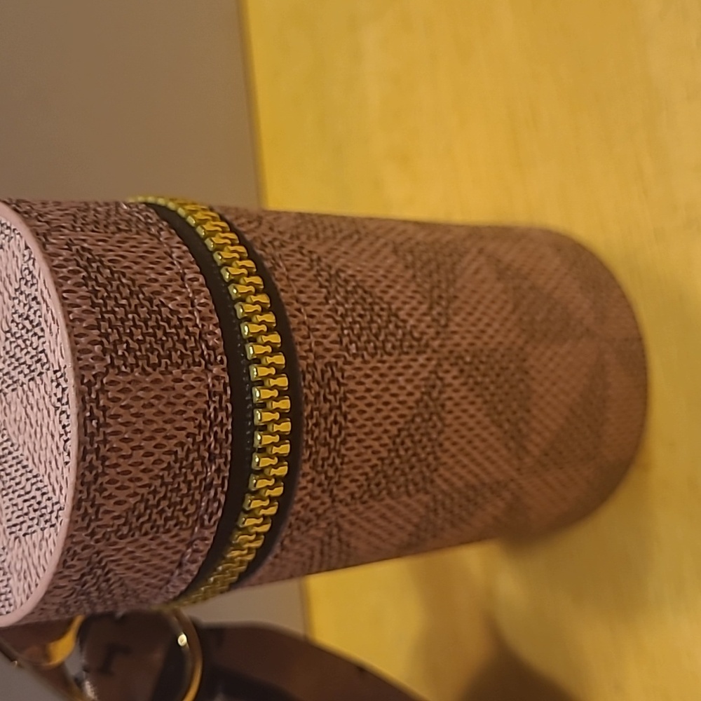 Luxury Inspired Charm Lipstick Holder Keychain w Ribbon - Picture 4 of 4